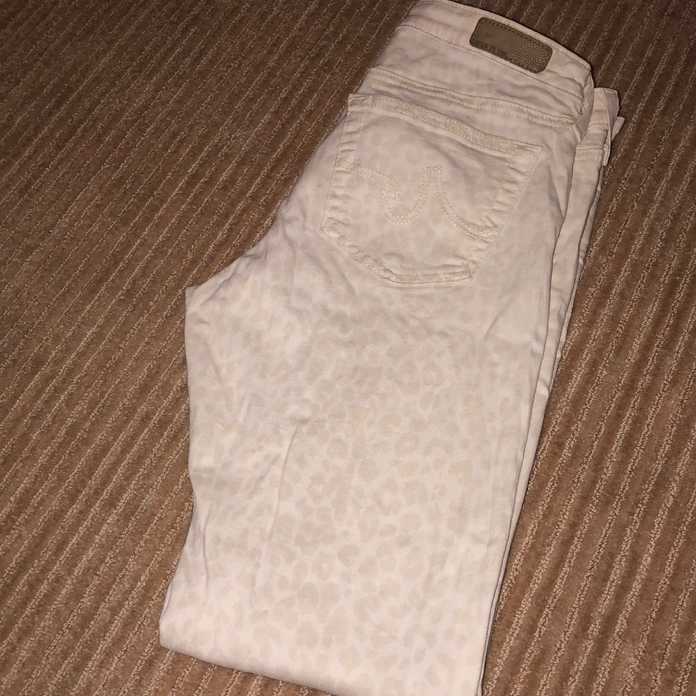 AG cheetah jeans